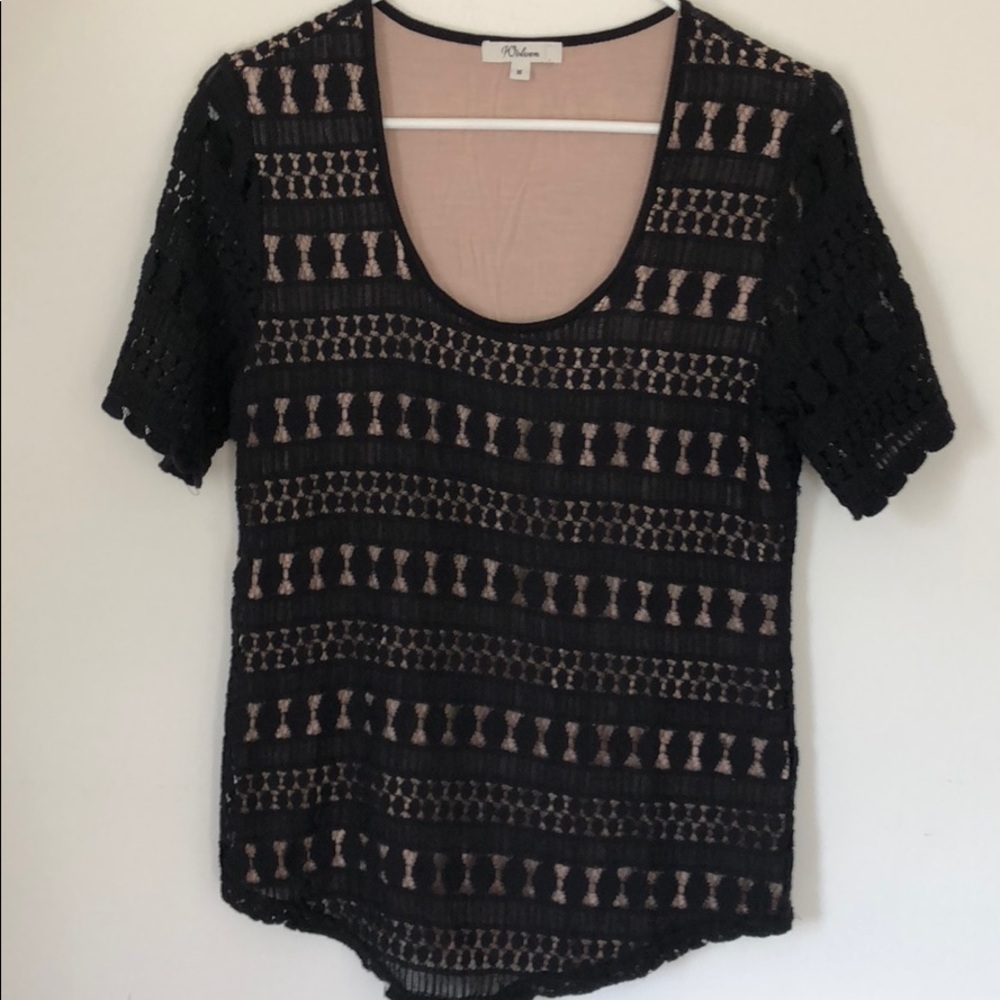 Embroidered top from Anthropologie